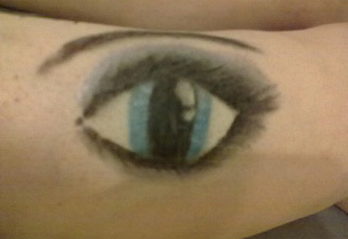 Ein gemaltes Auge