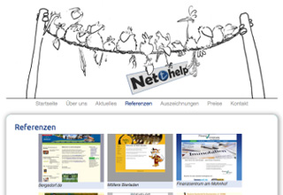 Die Webseite von Netthelp