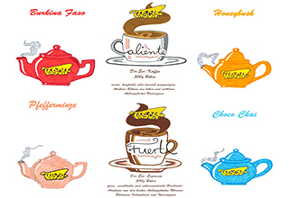 Die verschiedenen Teesorten, die die Schülerfirma Tasca SAG anbietet