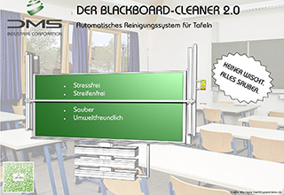 Schematische Darstellung der Funktionsweise des Blackboard-Cleaner 2.0