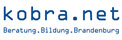 Logo der Koordinationsstelle Schule mit Unternehmergeist, Schriftzug: kobra.net Beratung.Bildung.Brandenburg