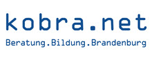 Logo der Koordinationsstelle Schule mit Unternehmergeist, Schriftzug: kobra.net Beratung.Bildung.Brandenburg