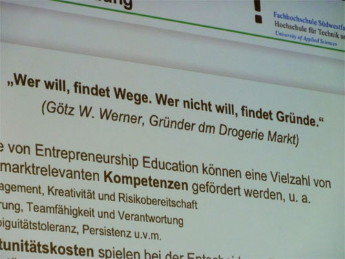 Das Motto von Götz W. Werner, Gründer der dm Drogerie-Märkte.