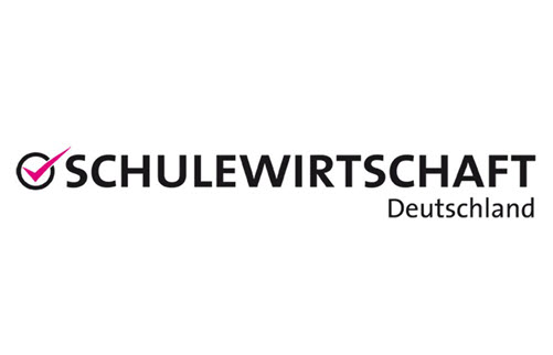 Logo von SCHULEWIRTSCHAFT Deutschland, Aufschrift neben Häkchen in Checkbox: SCHULEWIRTSCHAFT Deutschland