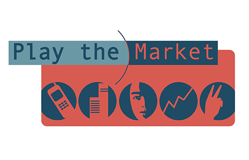 Logo von Play the Market, Aufschrift: Play the Market