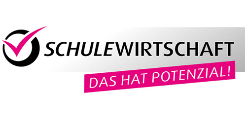 Logo von SCHULEWIRTSCHAFT, Aufschrift: SCHULEWIRTSCHAFT Das hat Potenziel!