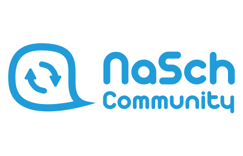 Logo der NaSch-Community, Aufschrift: NaSch Community
