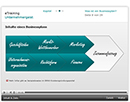 Link zur Seite „Modul 3: Businessplan“ (Screenshot aus dem eTraining Unternehmergeist)